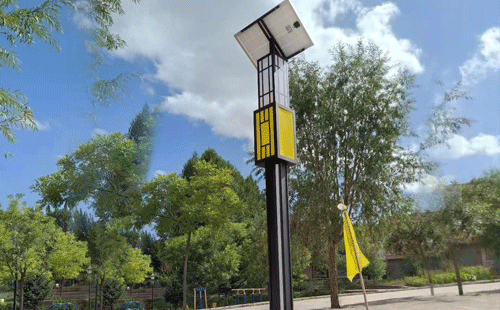 合水智慧路灯安装